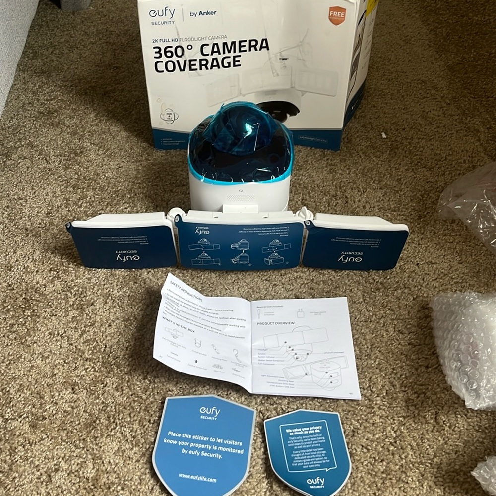 Eufy 360 Floodlight Cam 2 Pro, new